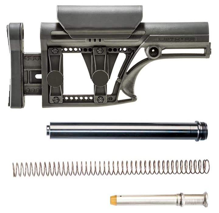 LUTH AR MBA1 STOCK ASSEMBLY BLK STD 308 KIT