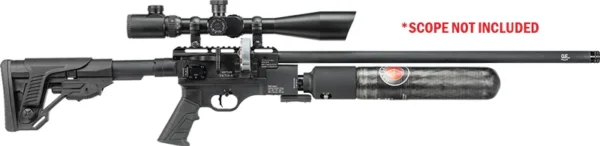 HATSAN FACTOR RC .22 PCP - SIDE LEVER 2-MAGS BLACK
