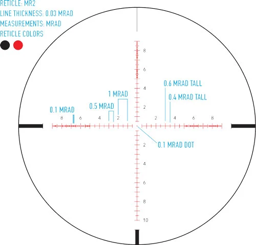 SIGHTMARK PRESIDIO 3-18X50 - 30MM SCOPE MATTE BLACK LR2 RET - Image 5