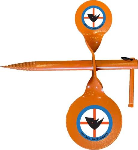 DO-ALL STEEL TARGET HANDGUN - TREE SPINNER 2 STACKED TARGETS