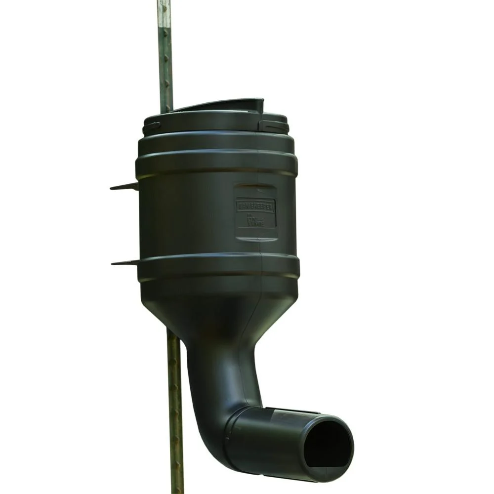 On Time Wildlife Mossy Oak Gamekeeper 80 lb T-Post Gravity Feeder