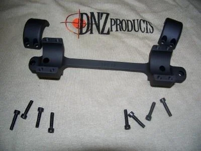 DNZ Freedom Reaper 1-Piece Tactical Scope Mount - Remington 700 LA RH 1" Low Tactical Black