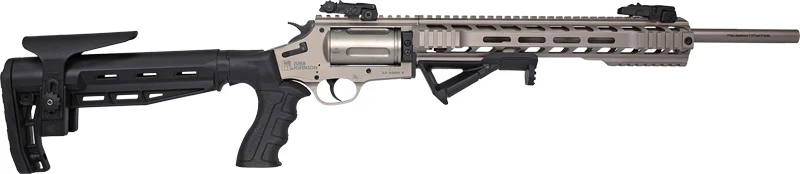 IVER JOHNSON 1000 410 3" 18.5" - REVOLVER SHOTGUN TACT. NICKEL